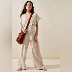 Free People Isola Jumpsuit Salt M
